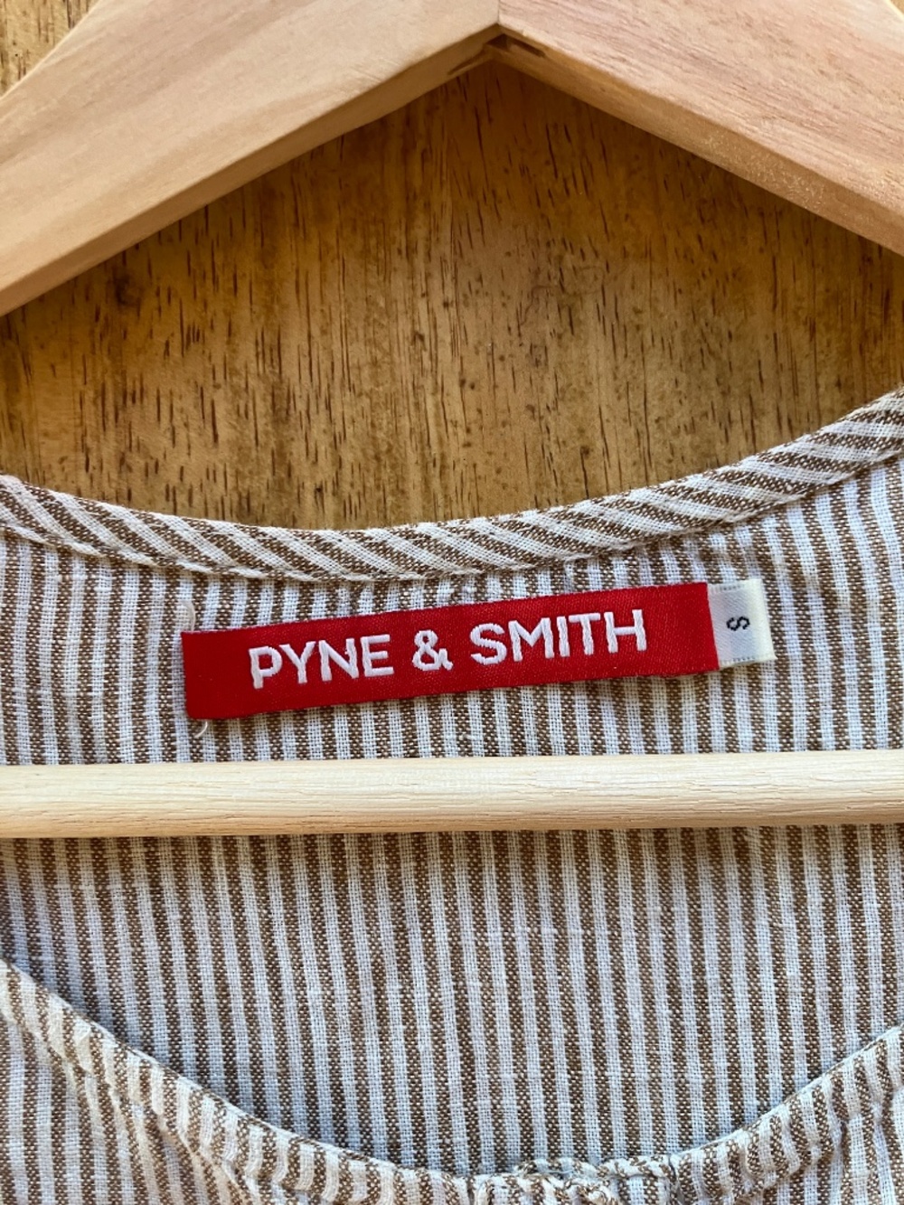 Pyne and Smith Dress No. 24 in potters stripe. Size SMALL. - Picture 3 of 6